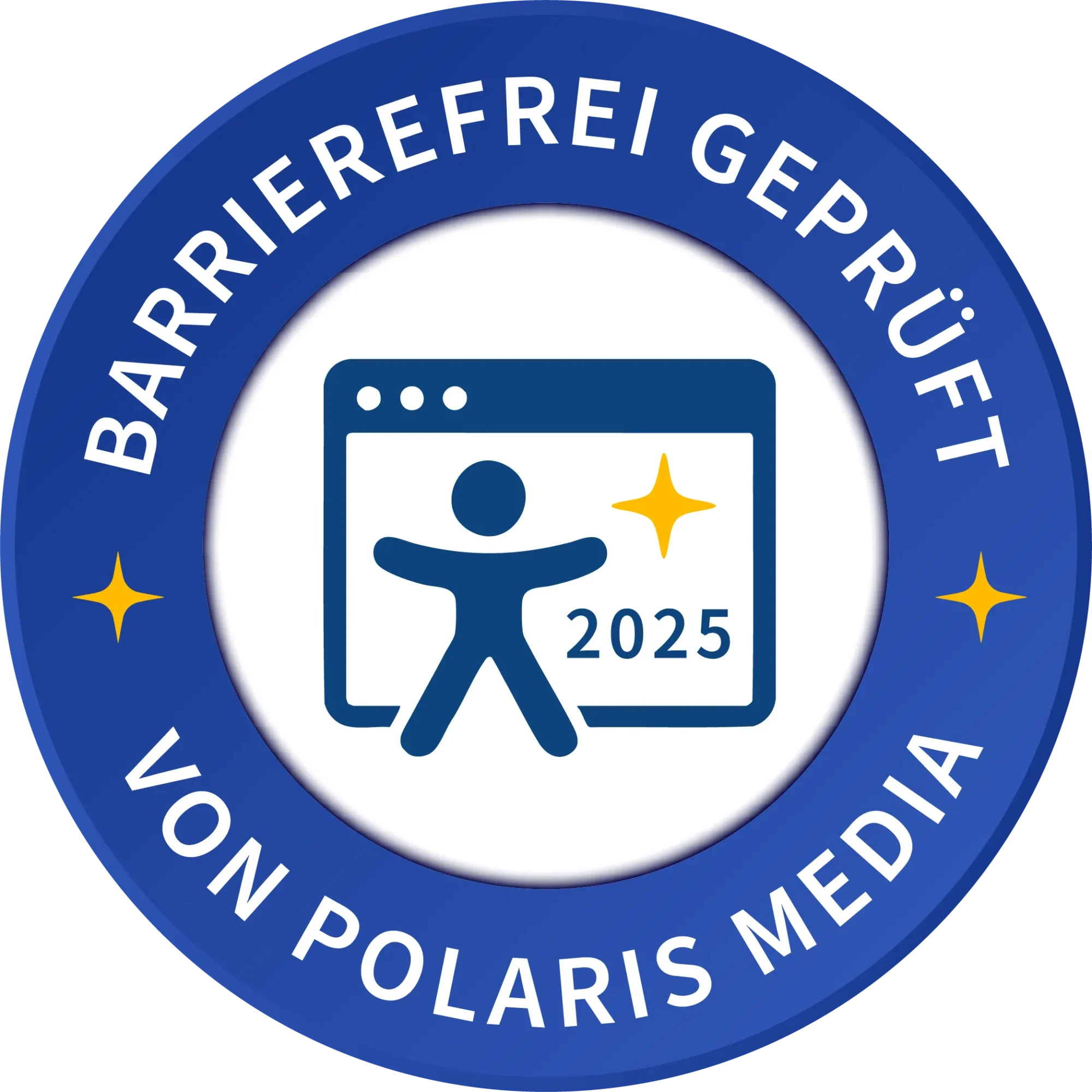 Barrierefreiheit geprüft von Polaris Media